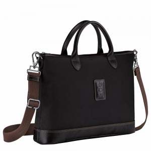 Longchamp Boxford S Aktentasche Herren Schwarz | 895ZIJMOX