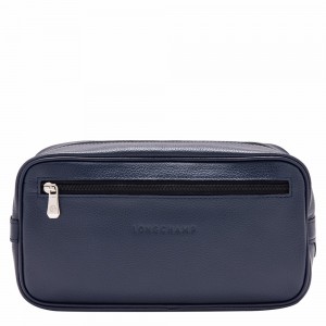 Longchamp Le Foulonné Kulturbeutel Herren Navy | 986FIELNM