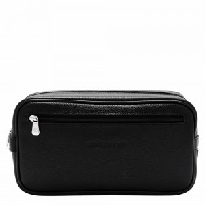 Longchamp Le Foulonné Kulturbeutel Herren Schwarz | 324SIAFOK