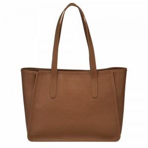 Longchamp Le Foulonné L Schultertasche Damen Schwarz | 654KRJZXY