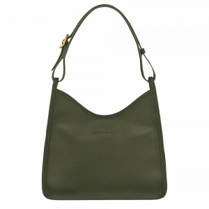 Longchamp Le Foulonné M Hobo Tasche Damen Khaki | 143HLXYUG