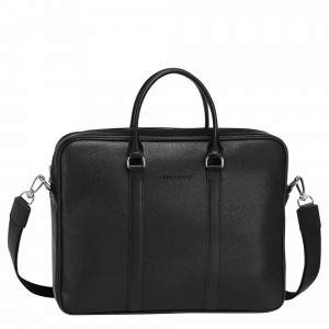 Longchamp Le Foulonné S Aktentasche Damen Schwarz | 768IJZBMR