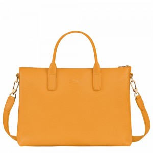 Longchamp Le Foulonné S Aktentasche Herren Aprikose | 169DHBTFR