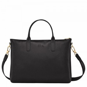 Longchamp Le Foulonné S Aktentasche Herren Schwarz | 275XCLOKH