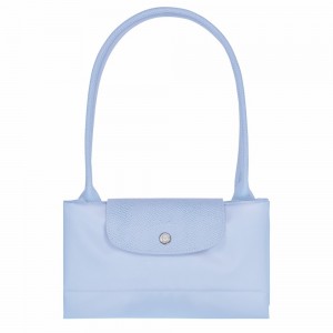 Longchamp Le Pliage L Schultertasche Damen Blau | 670GLEZJS