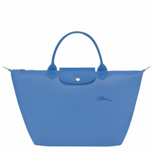 Longchamp Le Pliage M Handtasche Damen Blau | 864IFEPCO