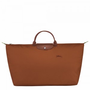 Longchamp Le Pliage M Reisetasche Herren Braun | 652CQEOWX