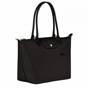 Longchamp Le Pliage M Schultertasche Damen Schwarz | 358VCXPKQ