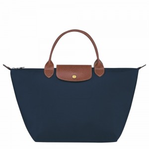 Longchamp Le Pliage Original M Handtasche Damen Navy | 209BKVDMZ