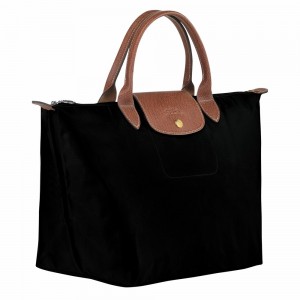 Longchamp Le Pliage Original M Handtasche Damen Schwarz | 314YOQDWK