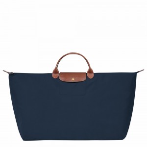 Longchamp Le Pliage Original M Reisetasche Herren Navy | 052ETVUZN