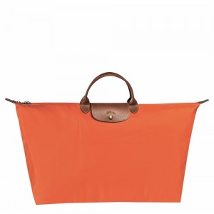 Longchamp Le Pliage Original M Reisetasche Herren Orange | 824FSTUBI