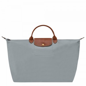 Longchamp Le Pliage Original S Reisetasche Damen Grau | 548EBQLGW