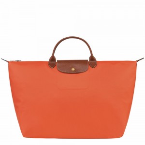 Longchamp Le Pliage Original S Reisetasche Herren Orange | 062DCZTVM