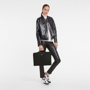 Longchamp Le Pliage S Aktentasche Damen Schwarz | 947XVHIWG