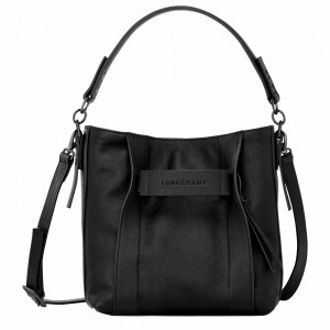 Longchamp Longchamp 3D S Umhängetasche Damen Schwarz | 824QBNHGE