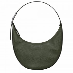 Longchamp Roseau Essential Hobo Tasche Damen Khaki | 493HARKYC