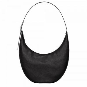 Longchamp Roseau Essential L Umhängetasche Damen Schwarz | 802ZTFUNS