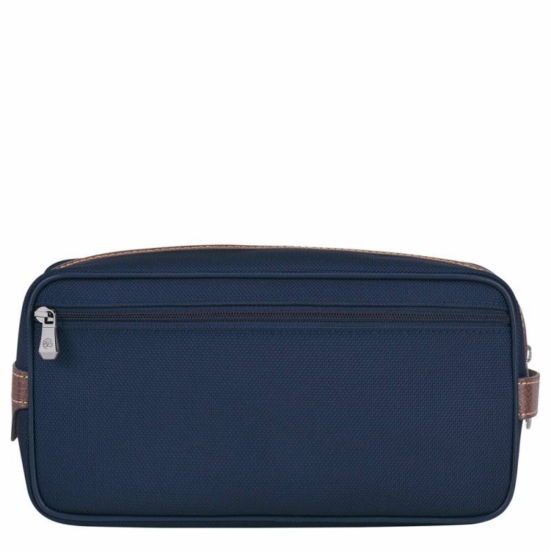 Longchamp Boxford Kulturbeutel Damen Blau | 836KFZUVH