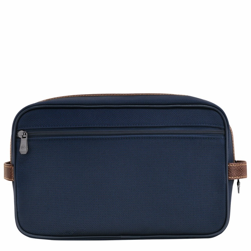 Longchamp Boxford Kulturbeutel Damen Blau | 245YKFHWT