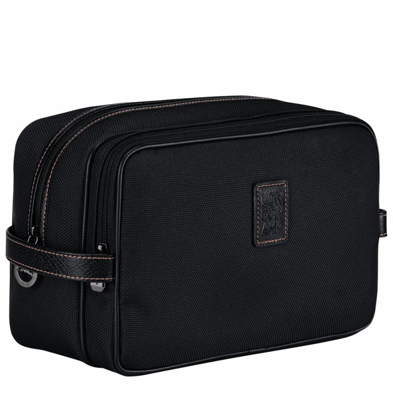 Longchamp Boxford Kulturbeutel Herren Schwarz | 427SHLGUV