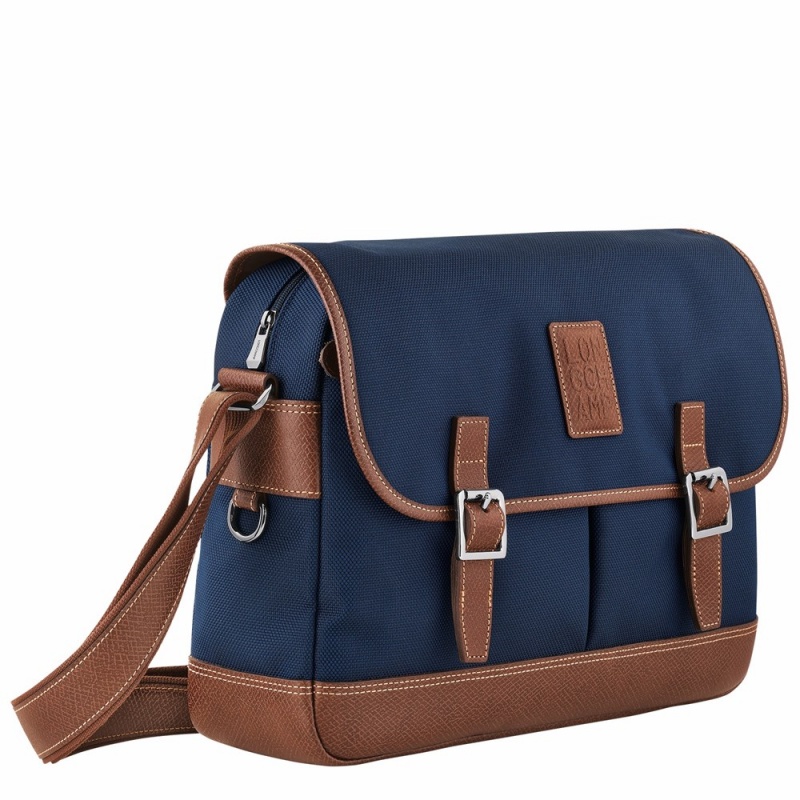 Longchamp Boxford L Umhängetasche Herren Blau | 305HLUXJS