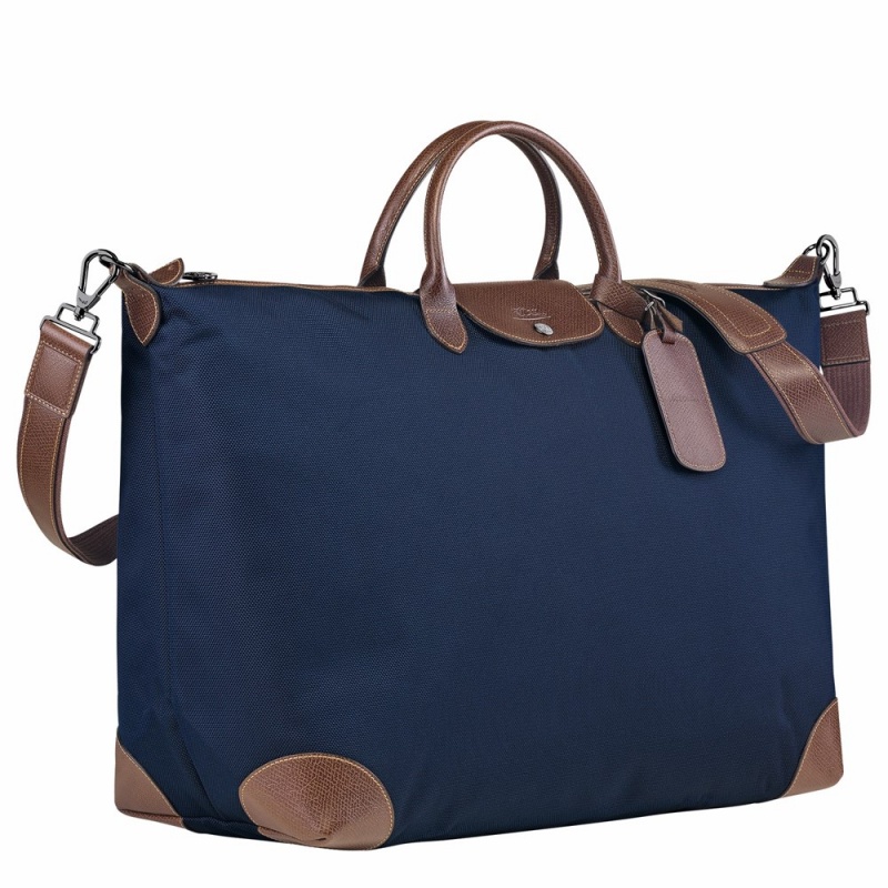 Longchamp Boxford M Reisetasche Herren Blau | 963UNWQDJ