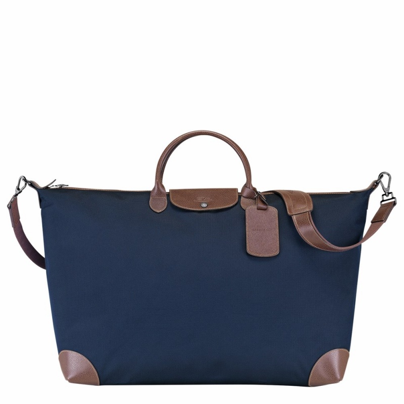 Longchamp Boxford M Reisetasche Herren Blau | 963UNWQDJ