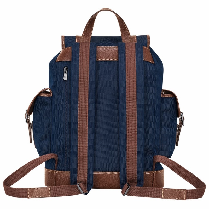 Longchamp Boxford Rucksack Herren Blau | 705TOWDCZ