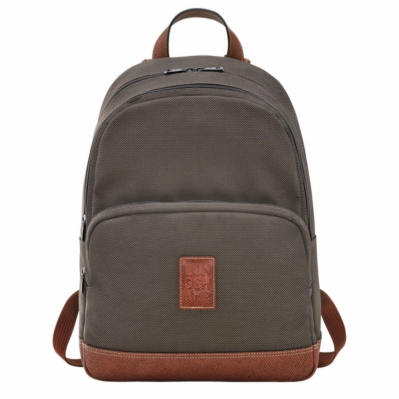 Longchamp Boxford Rucksack Herren Braun | 196IHAVMC