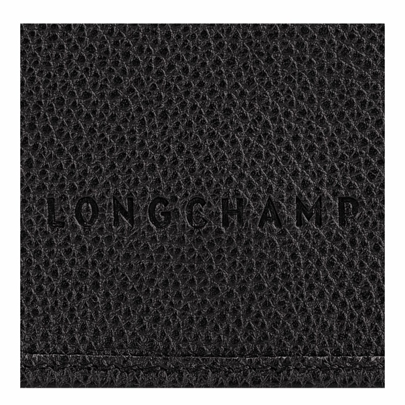 Longchamp Le Foulonné Geldbörse Damen Schwarz | 546LTWBYE