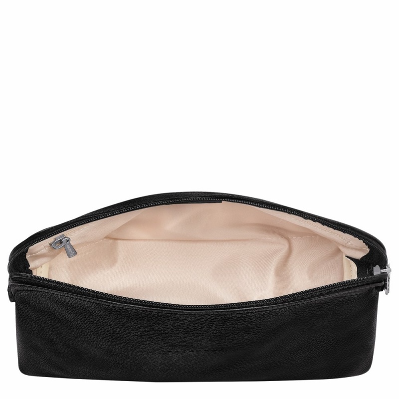 Longchamp Le Foulonné Kulturbeutel Damen Schwarz | 517BQFALO