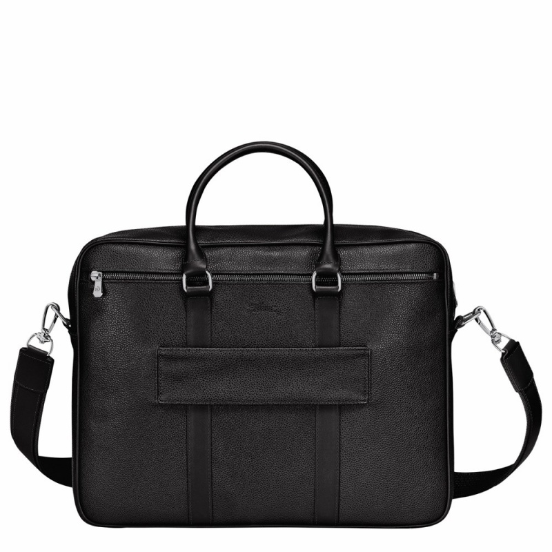 Longchamp Le Foulonné M Aktentasche Herren Schwarz | 138RIWVZE