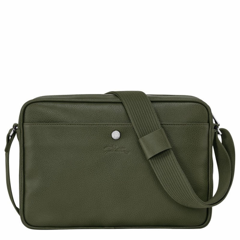 Longchamp Le Foulonné M Kamerataschen Herren Khaki | 420NQWUZX