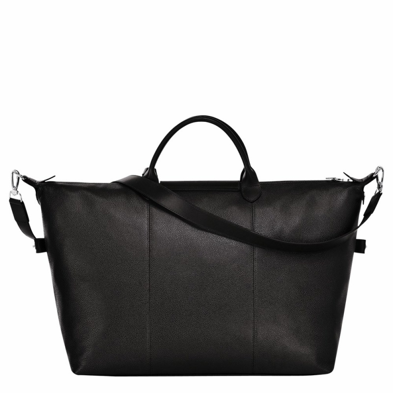 Longchamp Le Foulonné M Reisetasche Herren Schwarz | 618NTHEUC