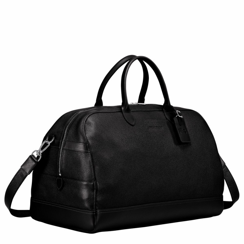 Longchamp Le Foulonné M Reisetasche Herren Schwarz | 178NIKYHL