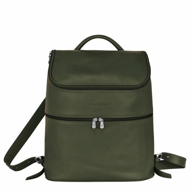 Longchamp Le Foulonné Rucksack Herren Khaki | 365LXGOYM