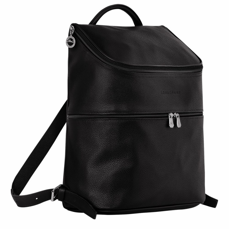 Longchamp Le Foulonné Rucksack Herren Schwarz | 692AJDCLO