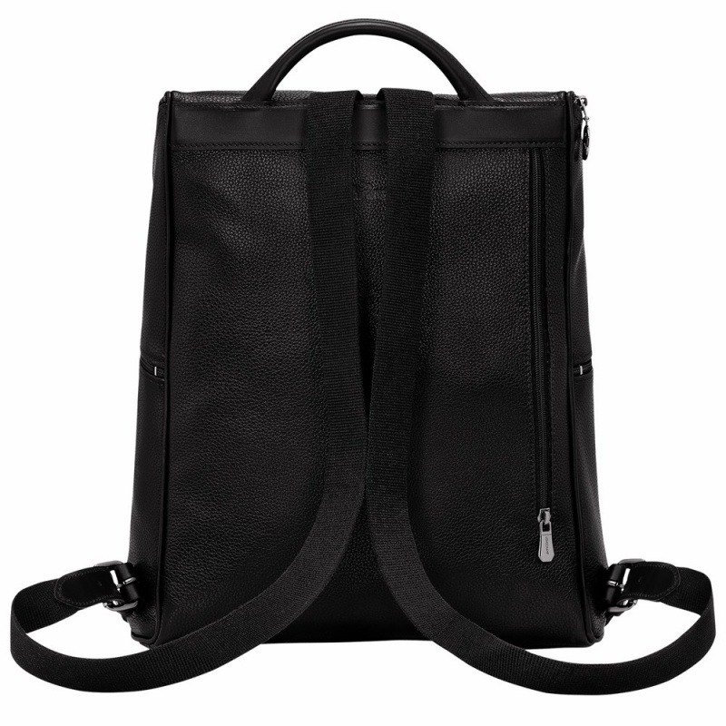 Longchamp Le Foulonné Rucksack Herren Schwarz | 692AJDCLO