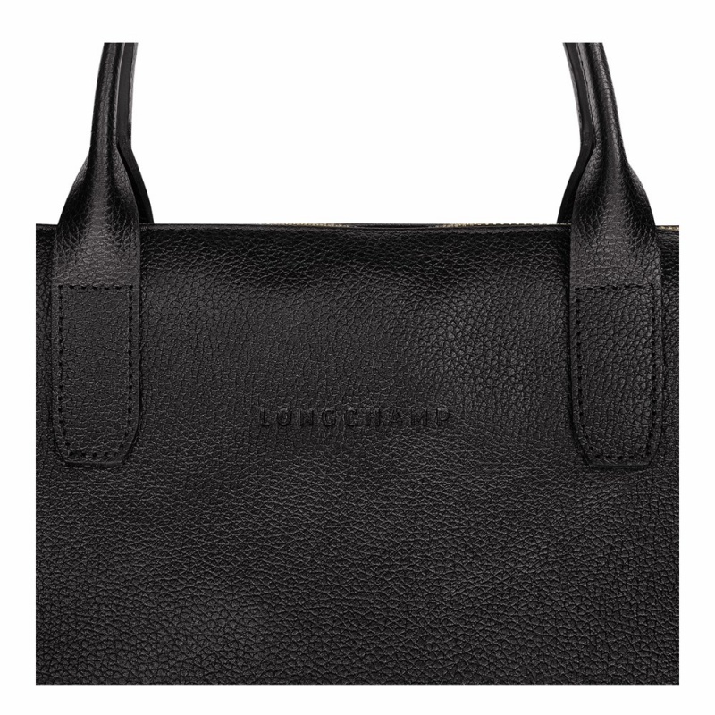 Longchamp Le Foulonné S Aktentasche Damen Schwarz | 480ADKQHU