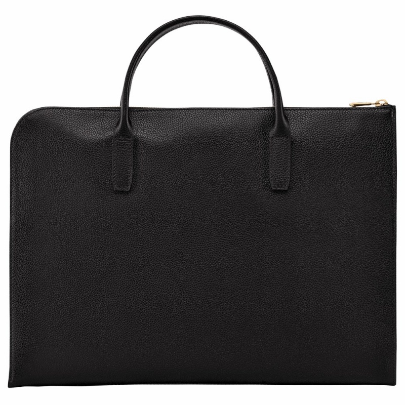 Longchamp Le Foulonné S Aktentasche Herren Schwarz | 987MHKGAR