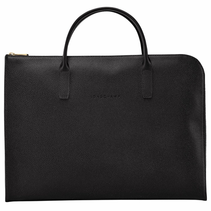 Longchamp Le Foulonné S Aktentasche Herren Schwarz | 987MHKGAR