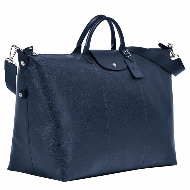 Longchamp Le Foulonné S Reisetasche Damen Navy | 567FBLWHZ