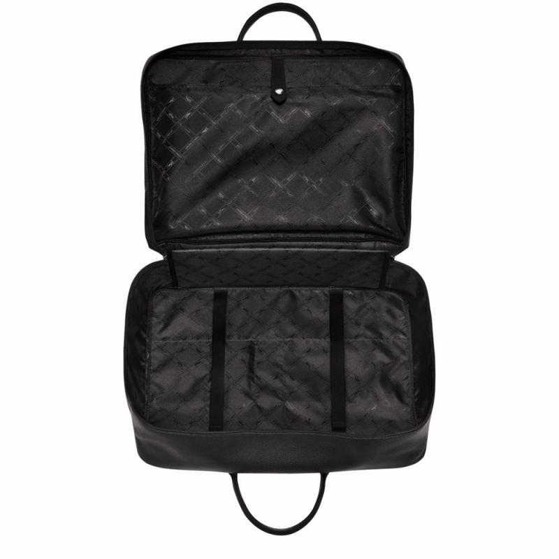 Longchamp Le Foulonné S Suitcase Reisetasche Herren Schwarz | 681YCZXAO