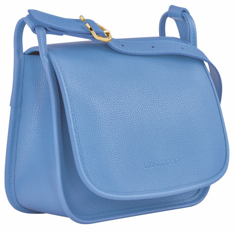 Longchamp Le Foulonné S Umhängetasche Damen Blau | 639ELYSPG