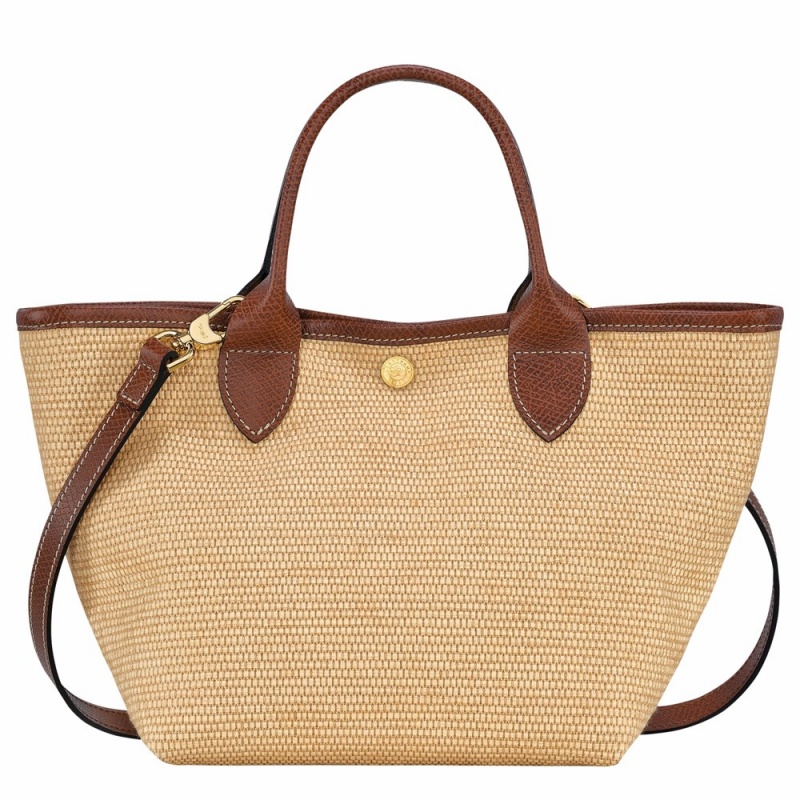 Longchamp Le Panier Pliage S Basket Handtasche Damen Braun | 536VAZLFW