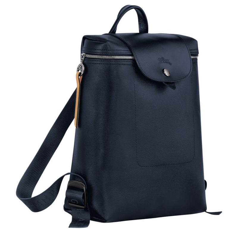 Longchamp Le Pliage City M Rucksack Herren Navy | 542ATXOEM