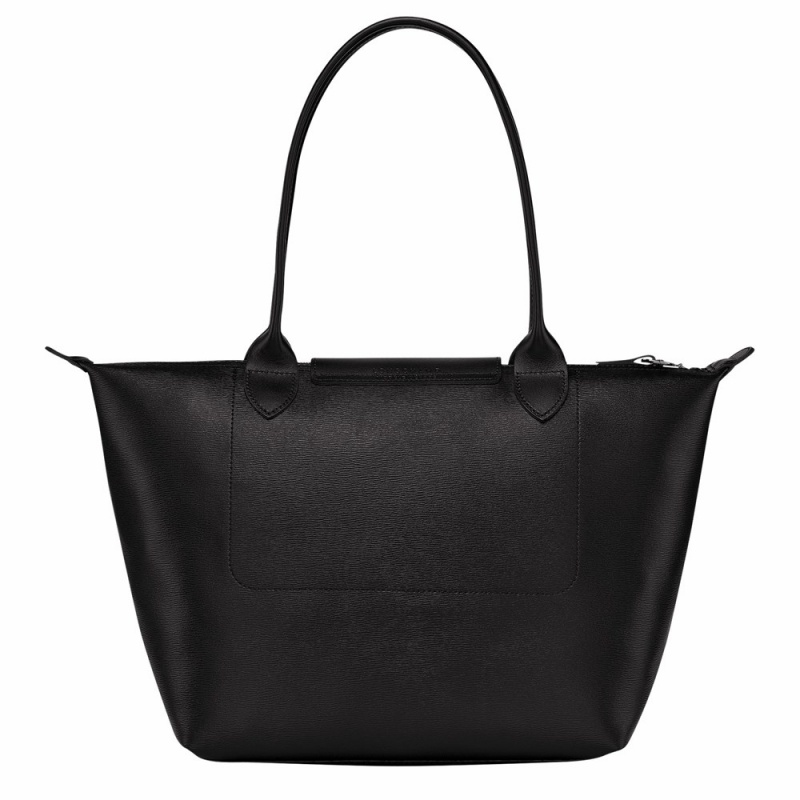 Longchamp Le Pliage City M Schultertasche Damen Schwarz | 912MBXCUL