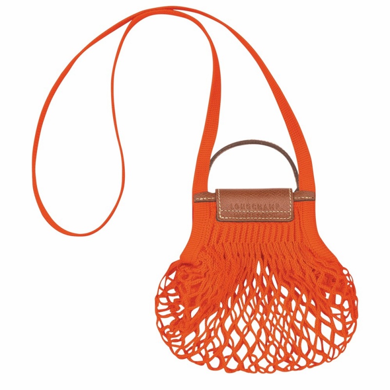 Longchamp Le Pliage Filet XS Mesh Bags Umhängetasche Damen Orange | 708ZTQJBW