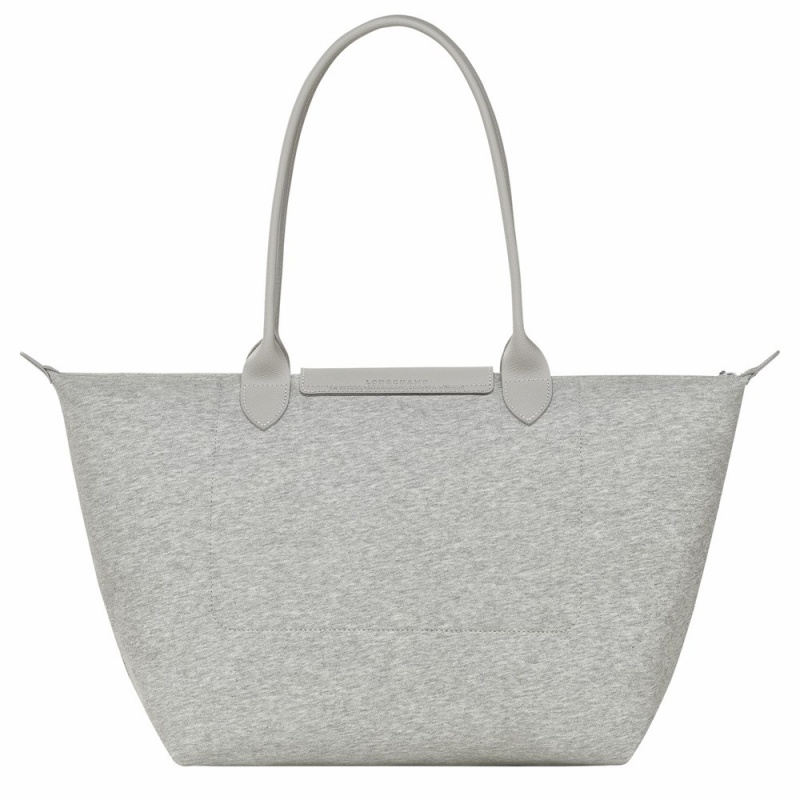 Longchamp Le Pliage L Schultertasche Damen Grau | 750VRTYGP